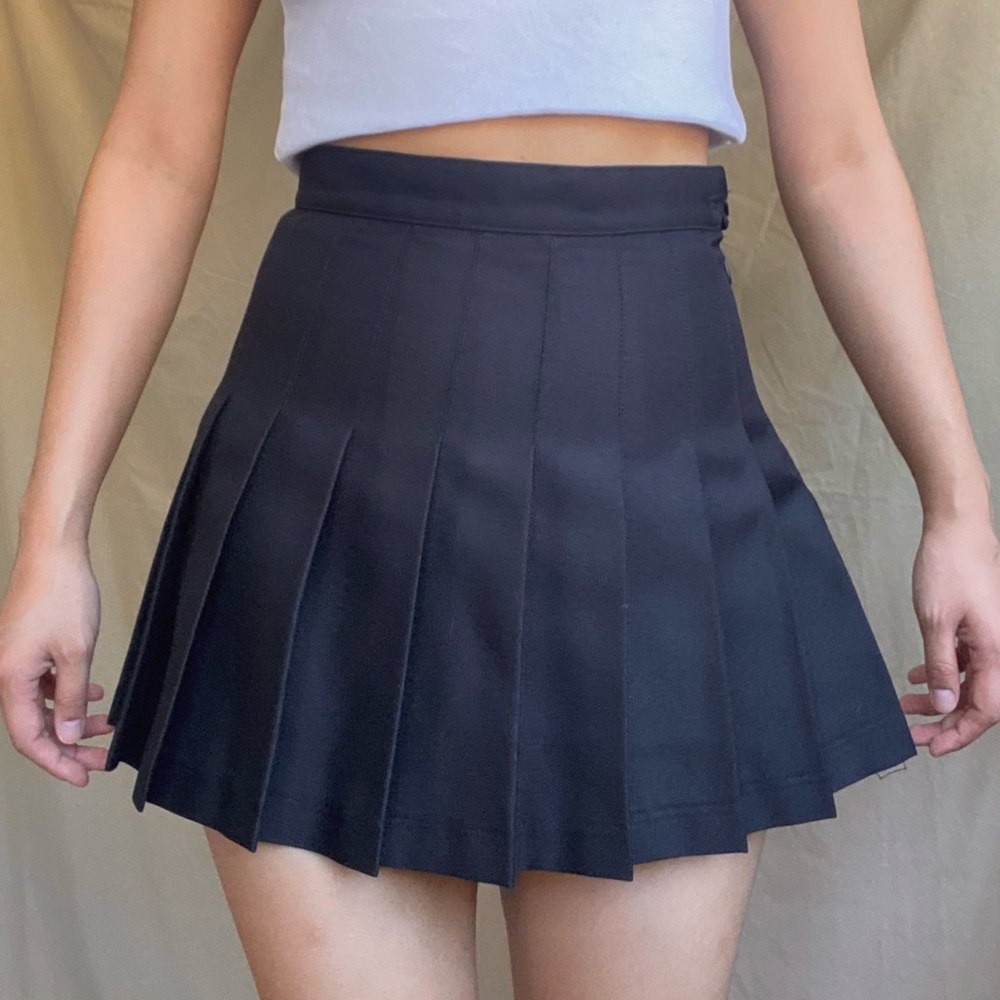 🚫SOLD🚫 American Apparel Black Tennis Skirt 🎾